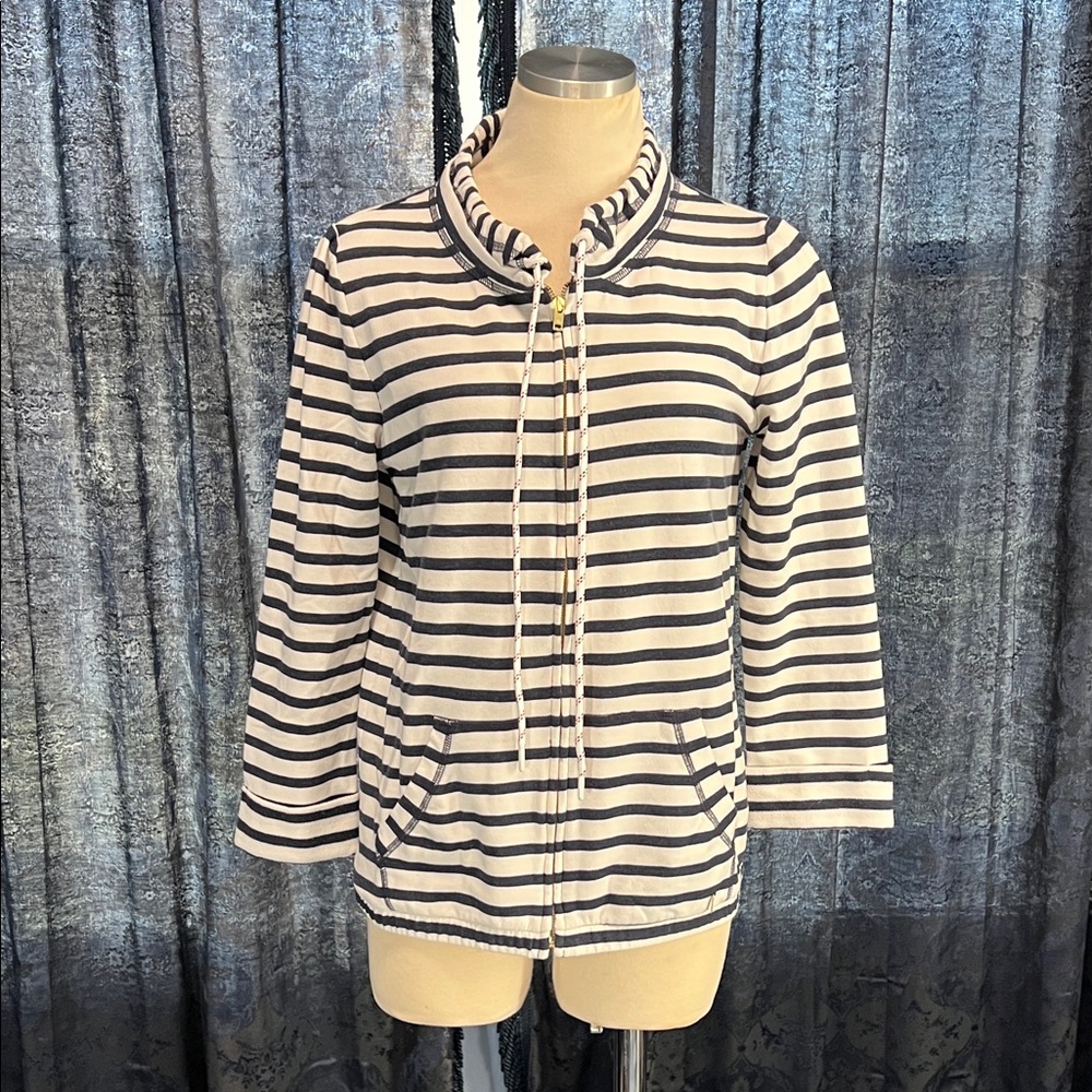 Tommy Hilfiger Striped Navy and White women’s Jacket
